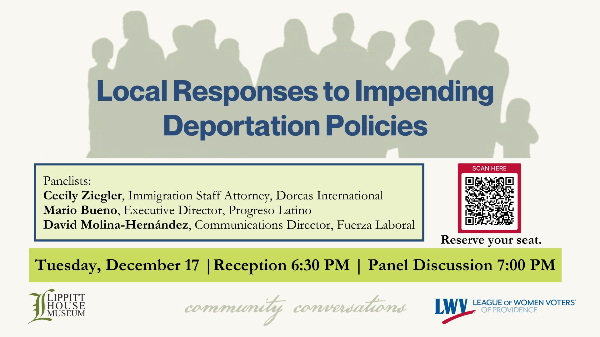 Local Response to Impending Deportation Policies event graphic