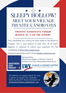 Sleepy Hollow Village Trustee Candidates Forum