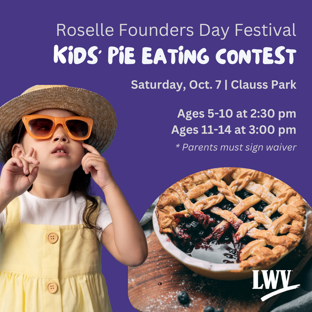 Kids' Pie Eating Contest Roselle Founders Day Festival MyLO