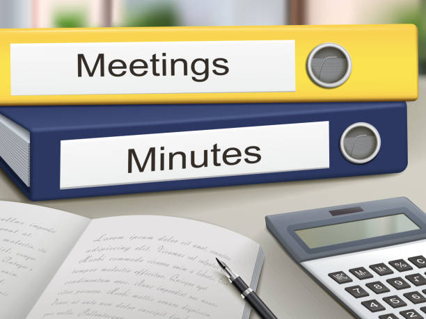 Binders of meetings and minutes