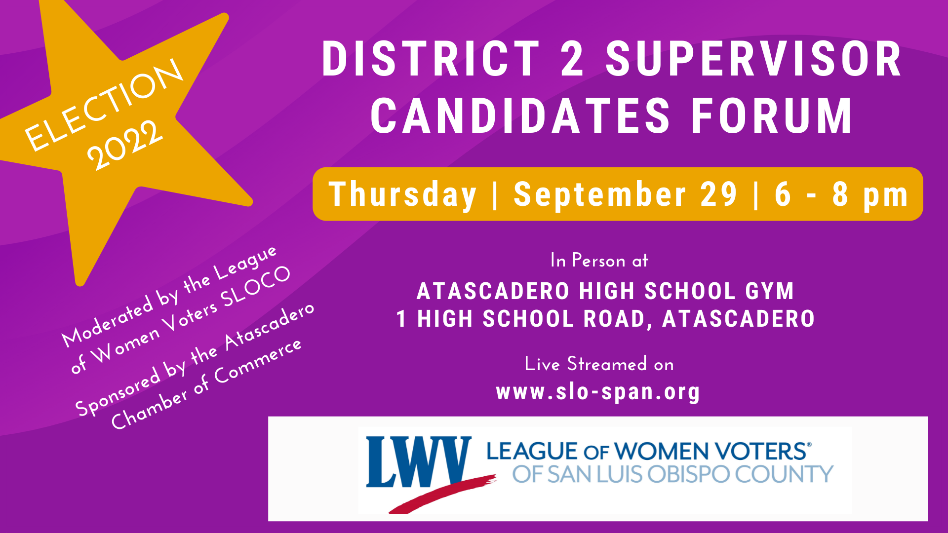 Candidates Forum: District 2 Supervisor | MyLO