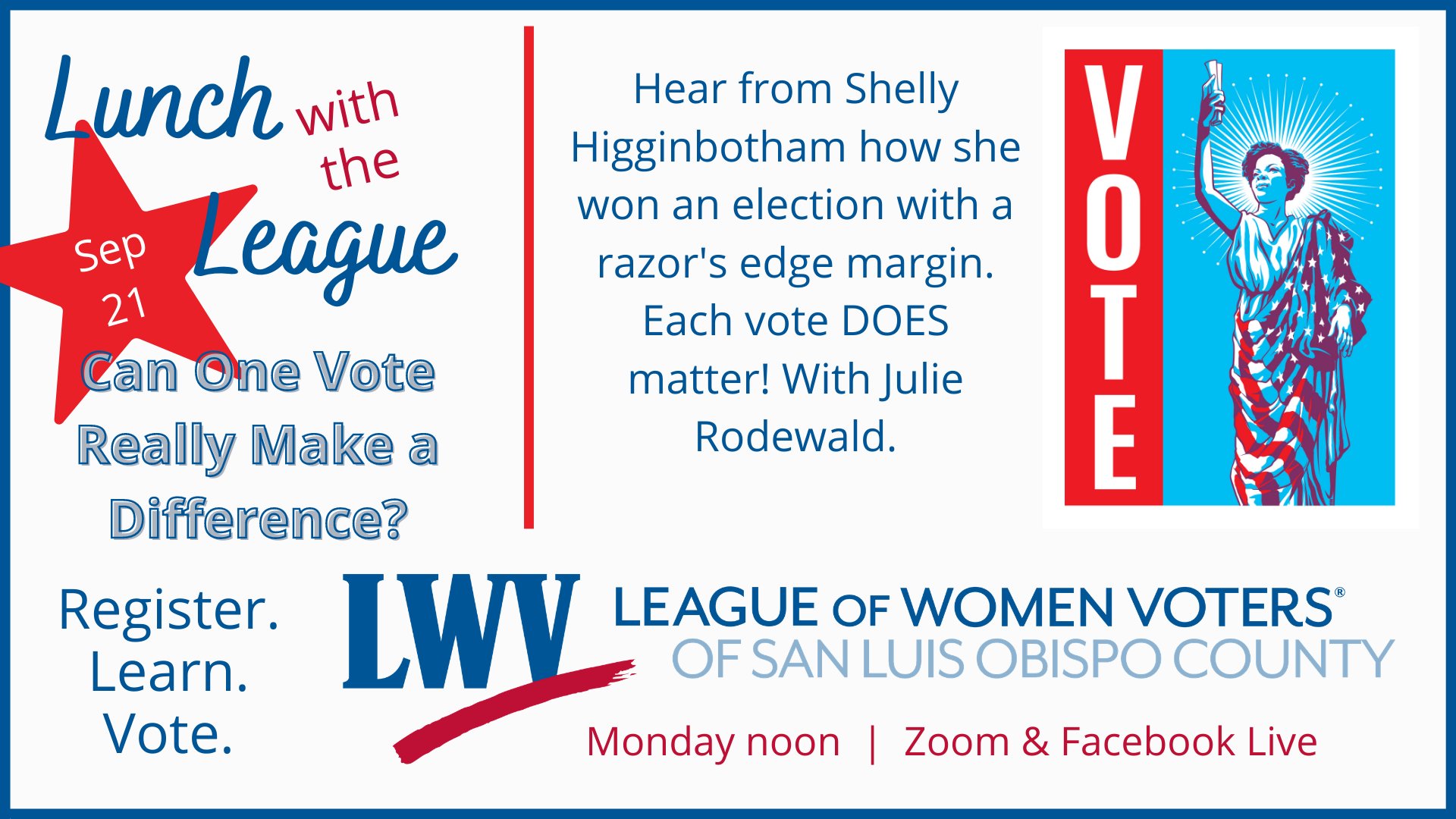 Can One Vote Make a Difference? Yes, it Can! Can One Vote Make a Difference? Yes, it Can!