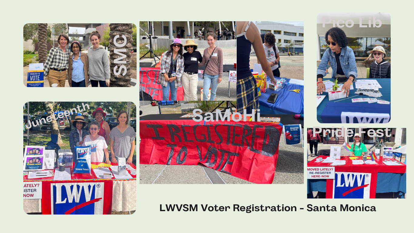 Voter Registration Around Town