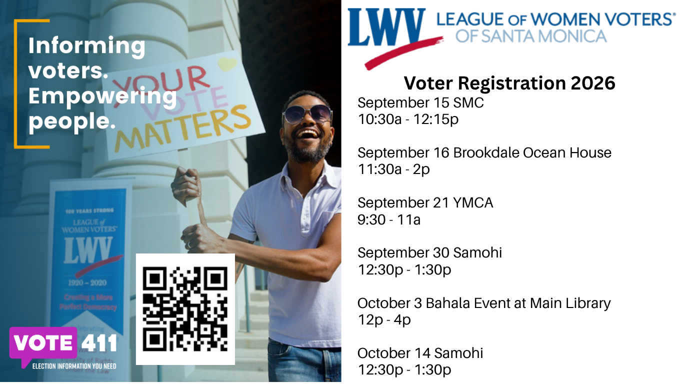 Voter Registration Schedule