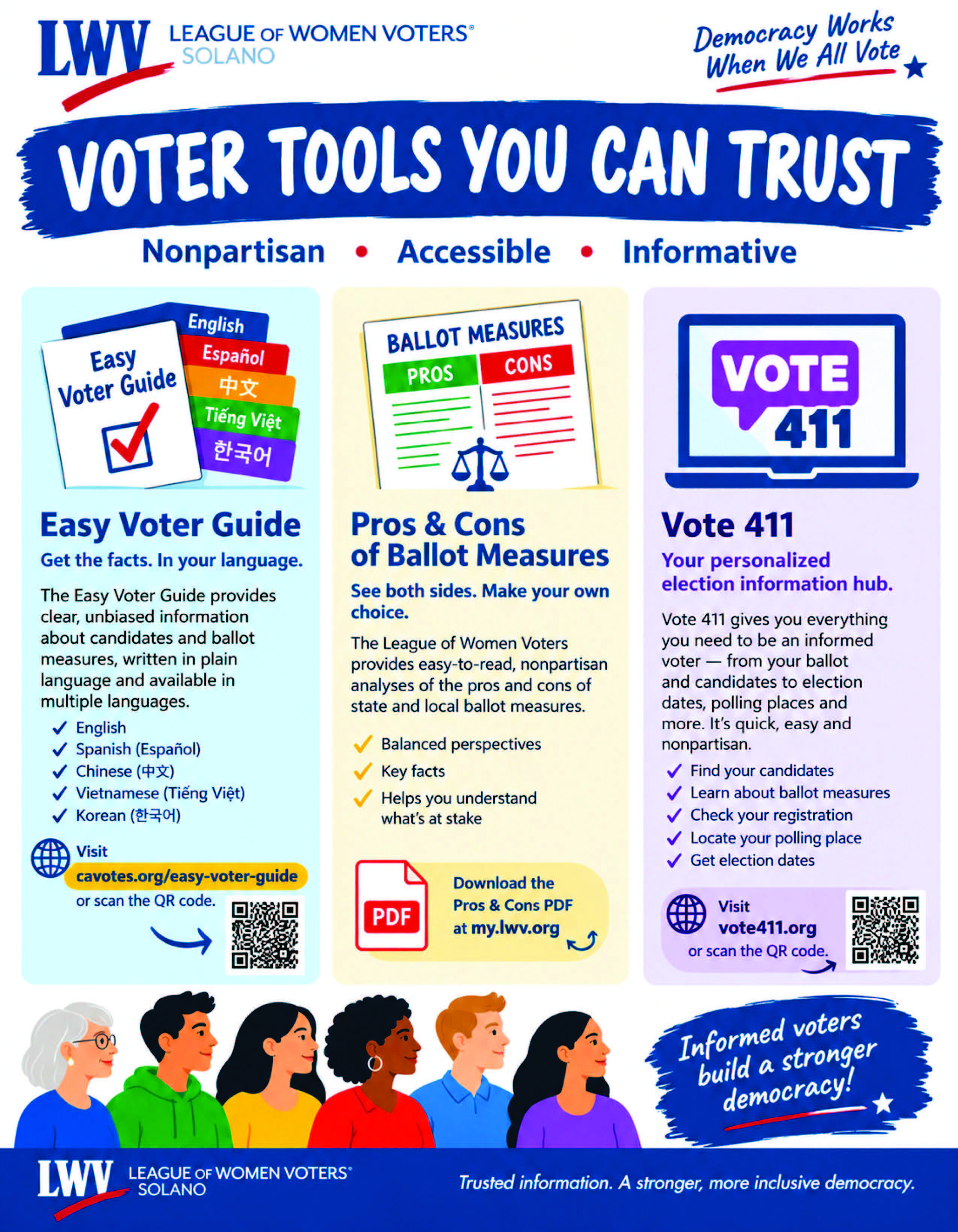 Nonpartisan, accessible and informative tools you can trust
