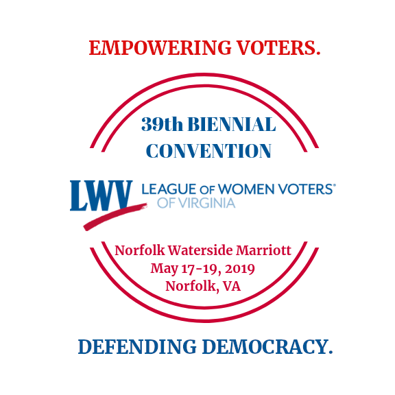 LWV-VA 39th Biennial Convention Logo