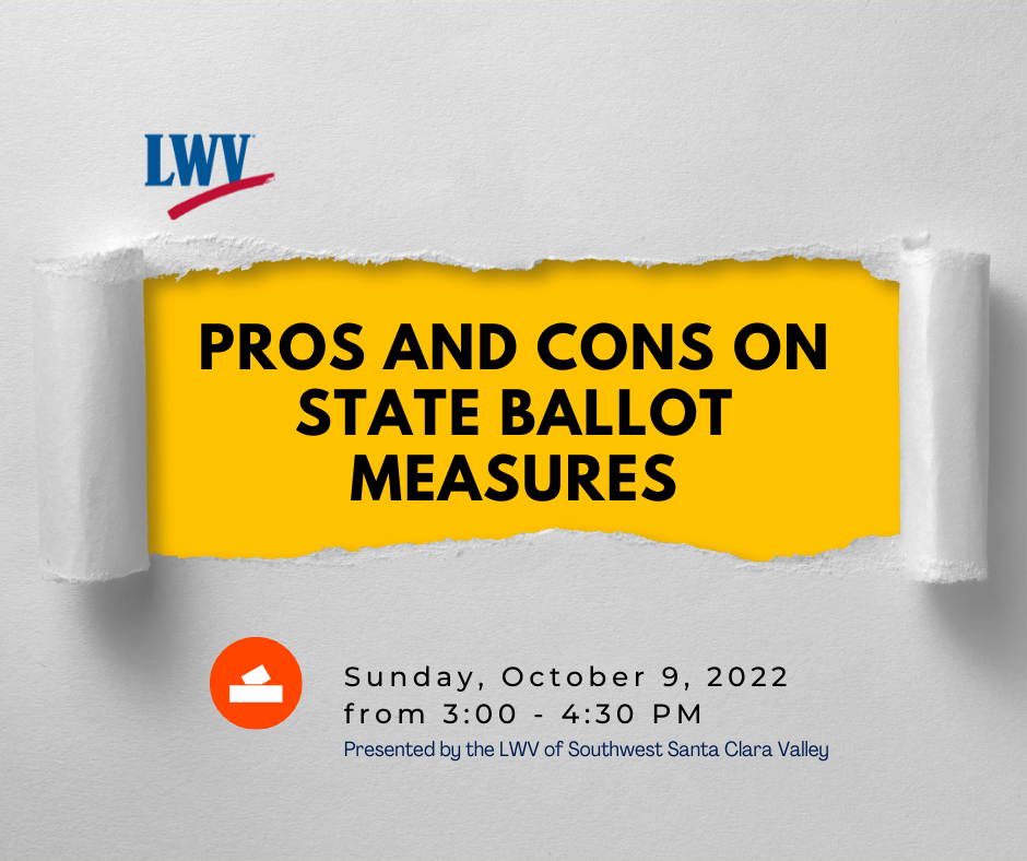 Pros and Cons on State Ballot Measures