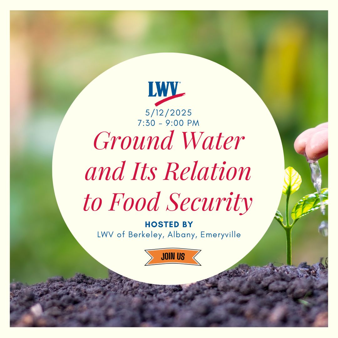 Ground Water and Its Relation to Food Security
