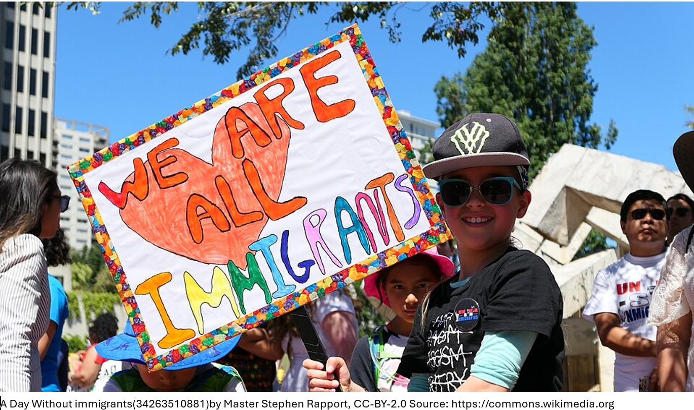 Immigration support demonstration