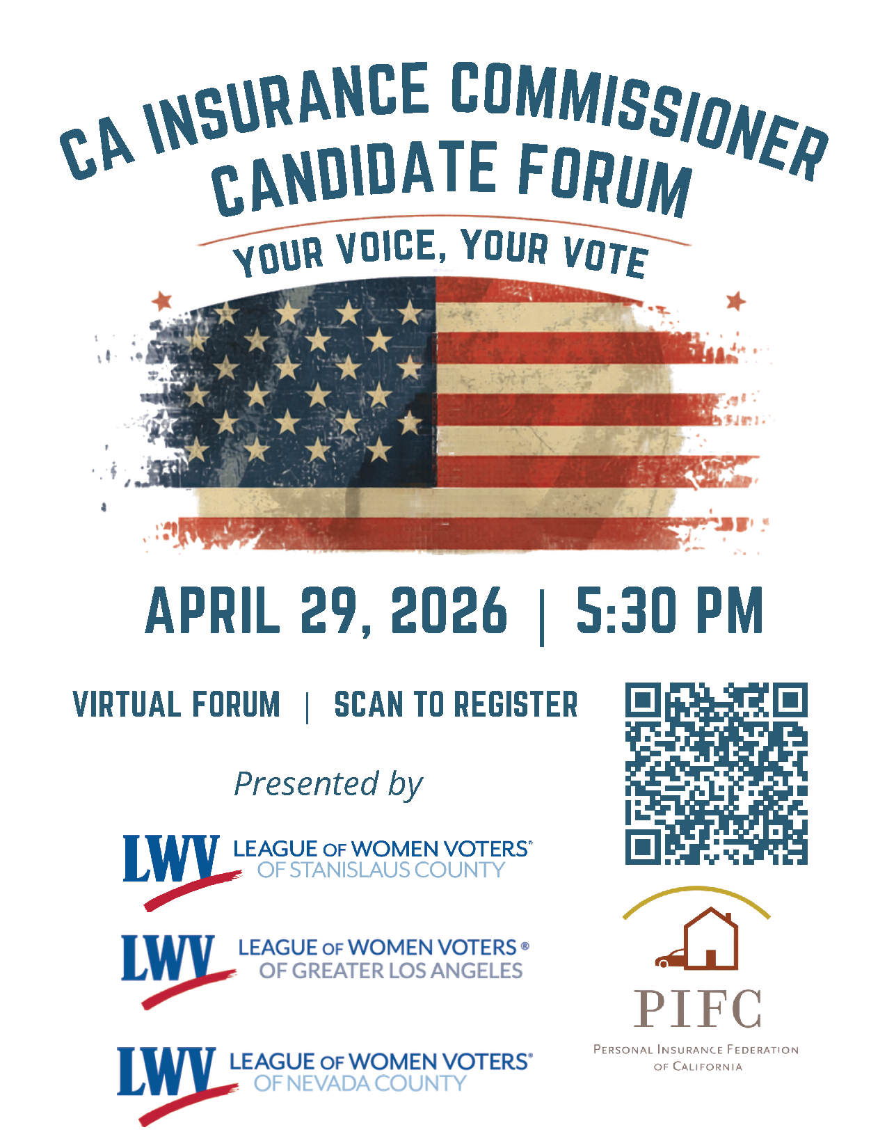 California Insurance Commissioner Virtual Candidate Forum