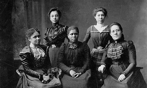 a portrait of African American suffragists