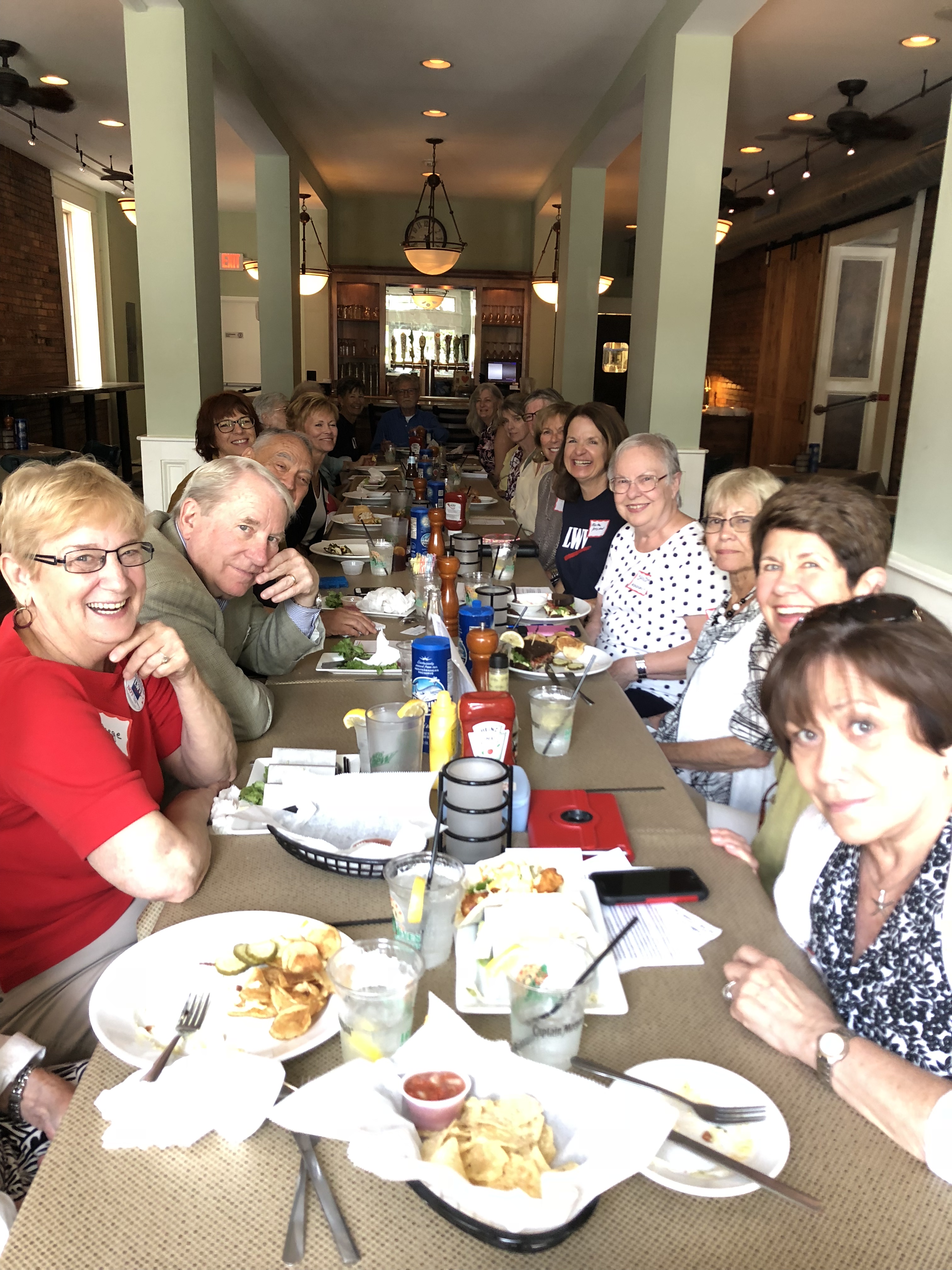 League members attend previous Fun Lunch