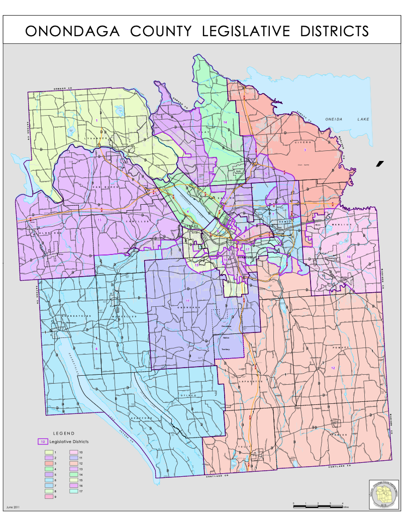 Legislative Districts Onondaga County