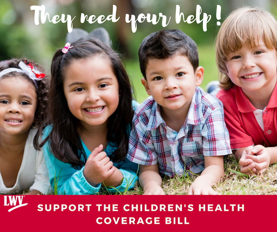 Support the children's Health Coverage bill. Children smiling. Support the children's Health Coverage bill.