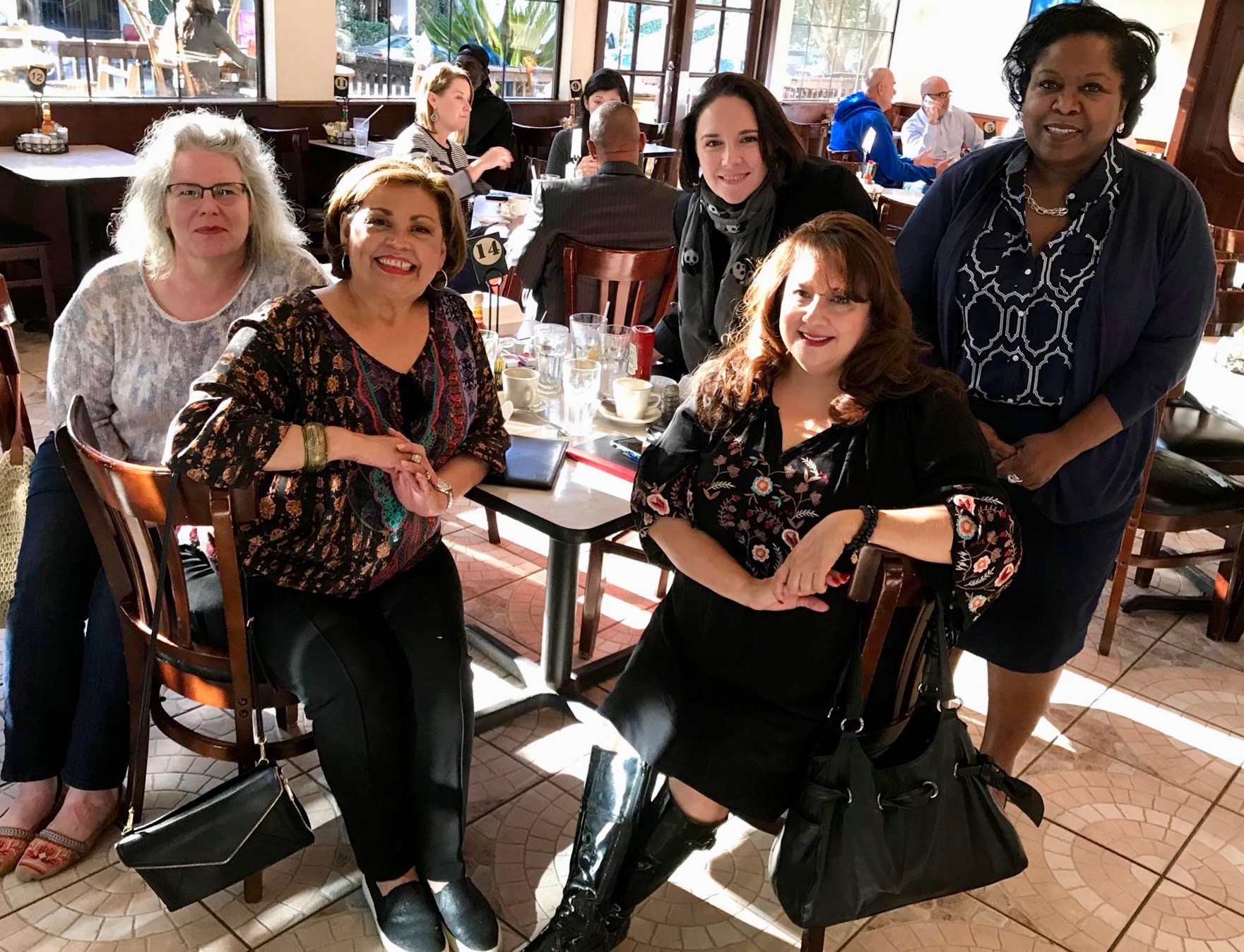 Group of women smiling