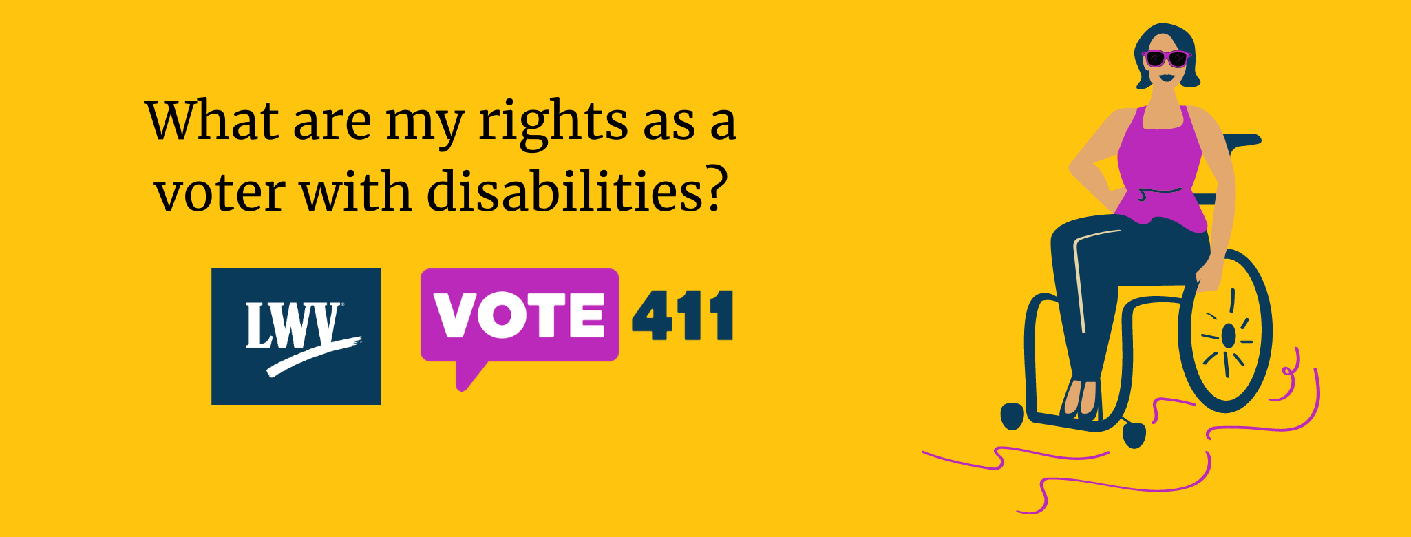 What are my rights as a voter with disabilities?