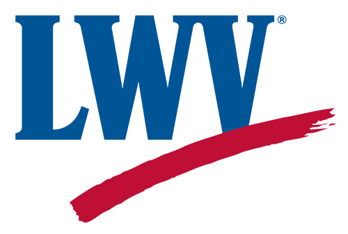 Logo of LWV with swish