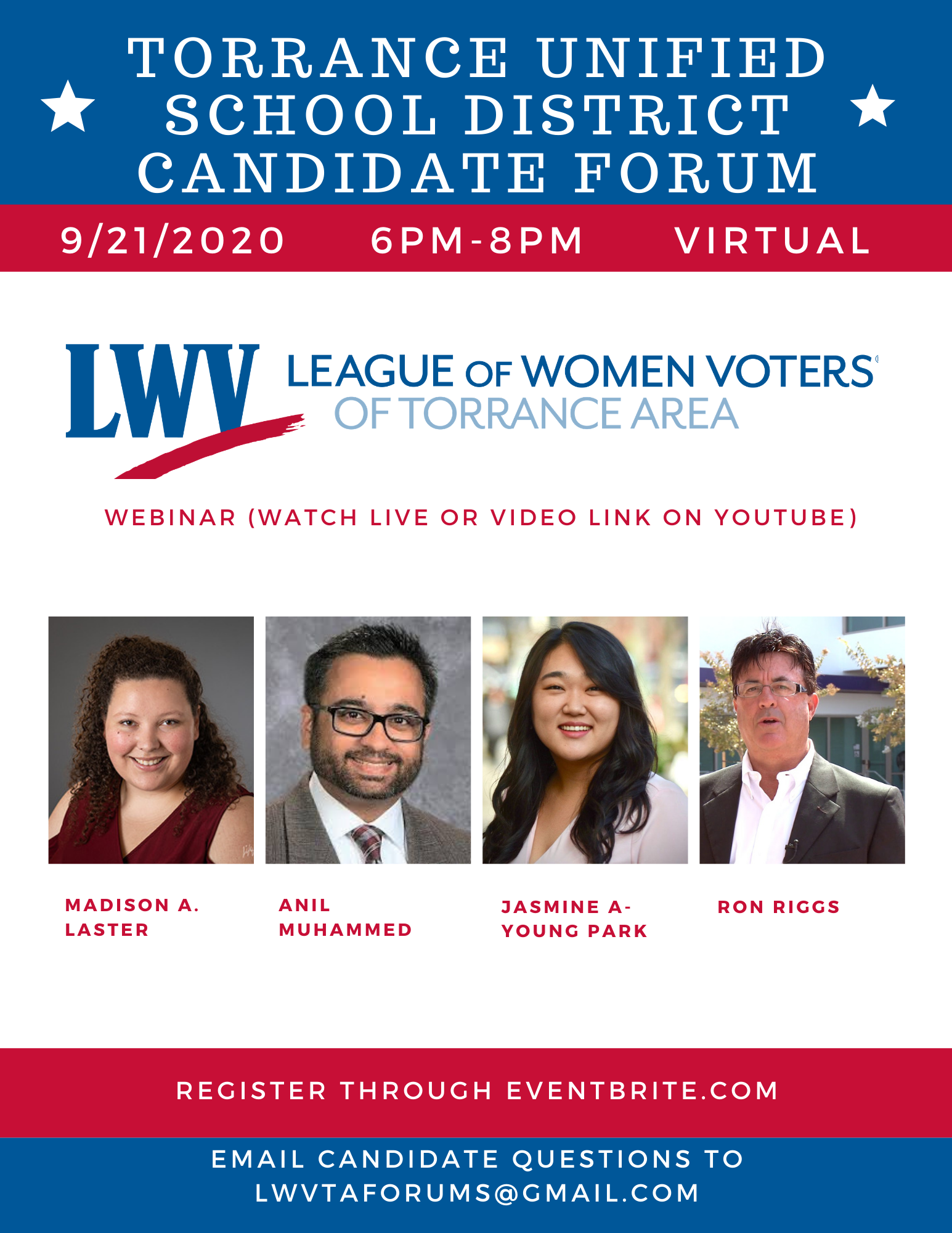 Torrance Unified School District Candidate Forum | MyLO