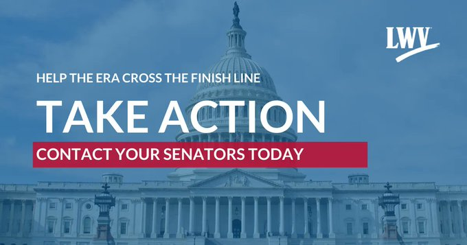 Take Action: Tell your Senators to Support the Equal Rights Amendment ...