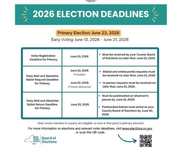2026 primary deadlines and dates
