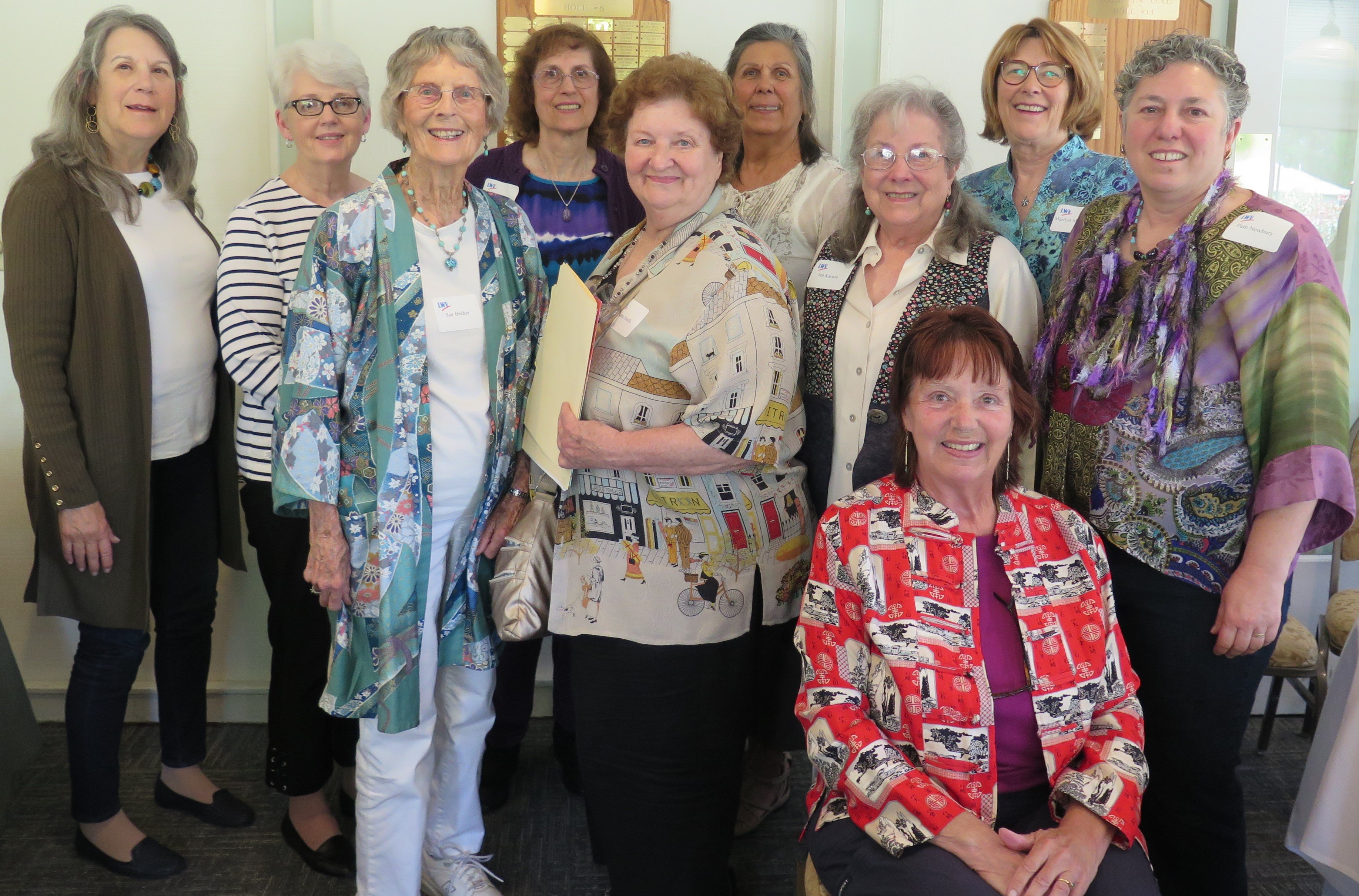 LWV Santa Cruz County board members photo from June 2018