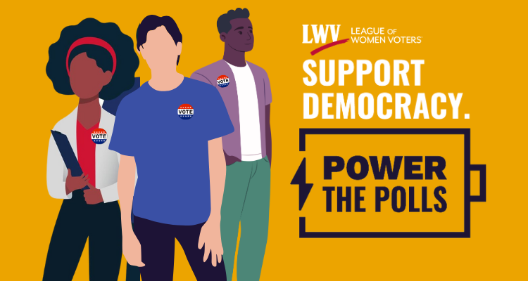 Support democracy. Power the polls.