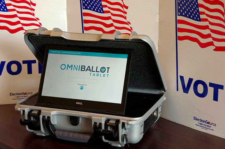 Omni Ballot Voting Machine