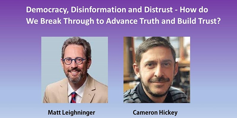 LVW Civil Discourse Network and National Institute for Civil Discourse Talk- Jan18 Disinformation Talk