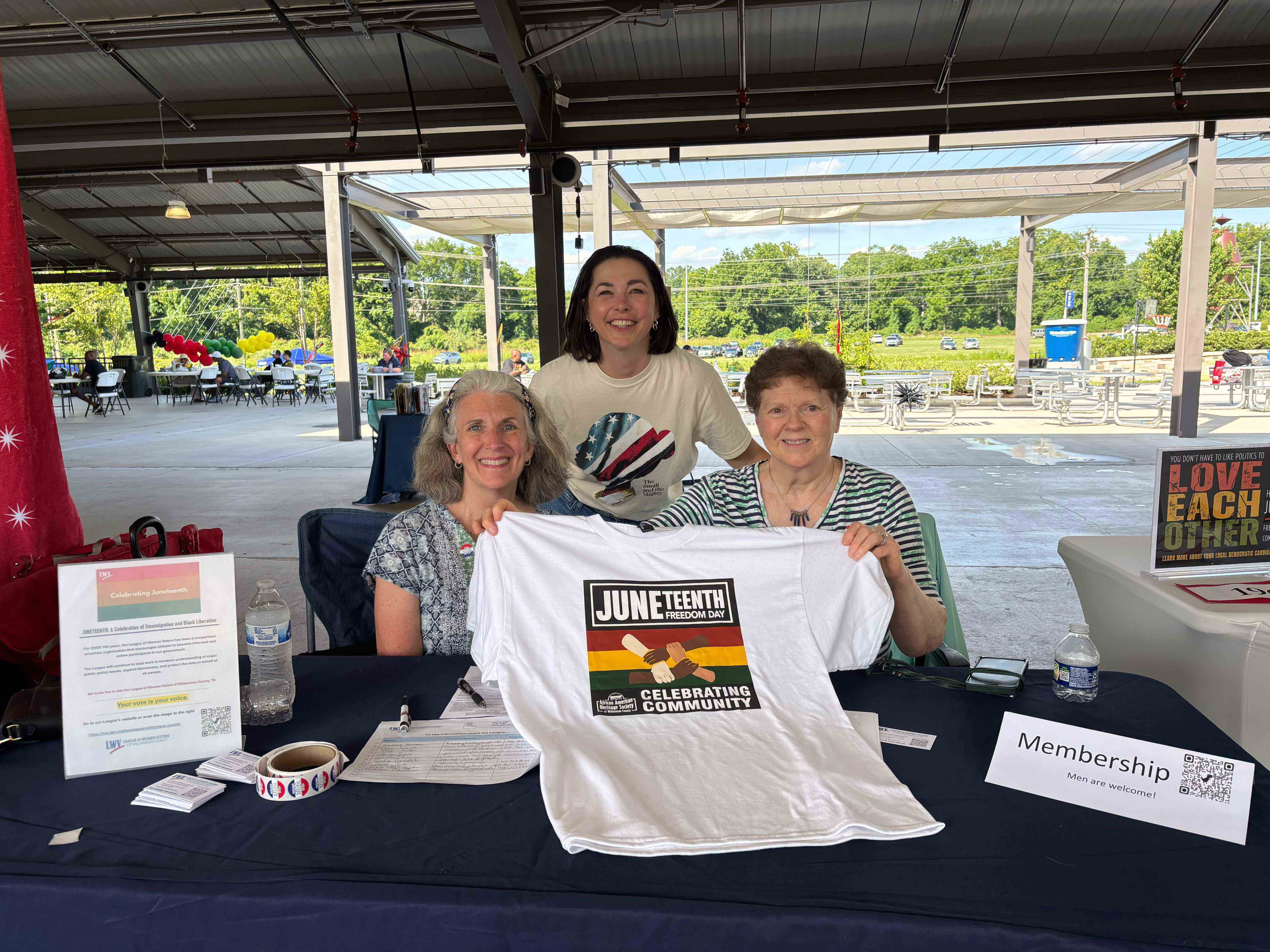 Photo of 3 women at a table