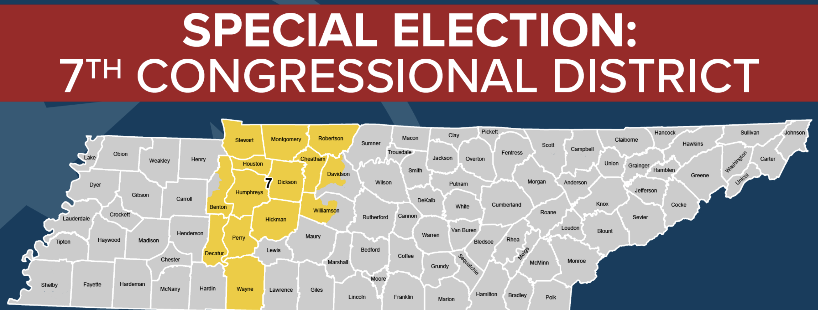 Map of 7th Congressional District