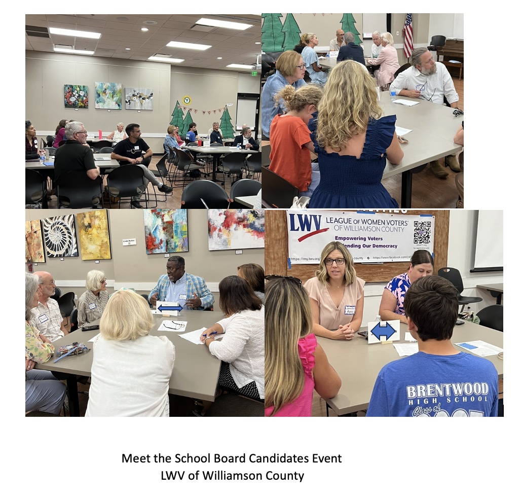 Photos from Meet the School Board Candidate Event