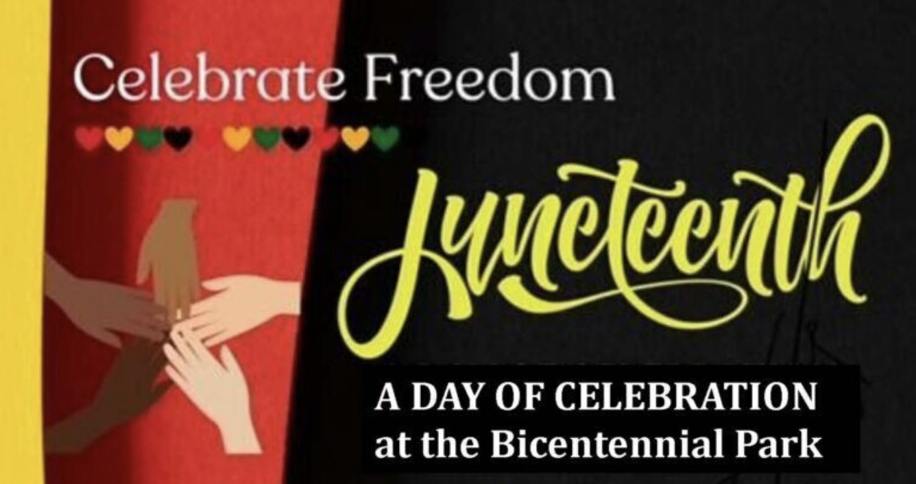 Photo announcing Junteenth Celebration 