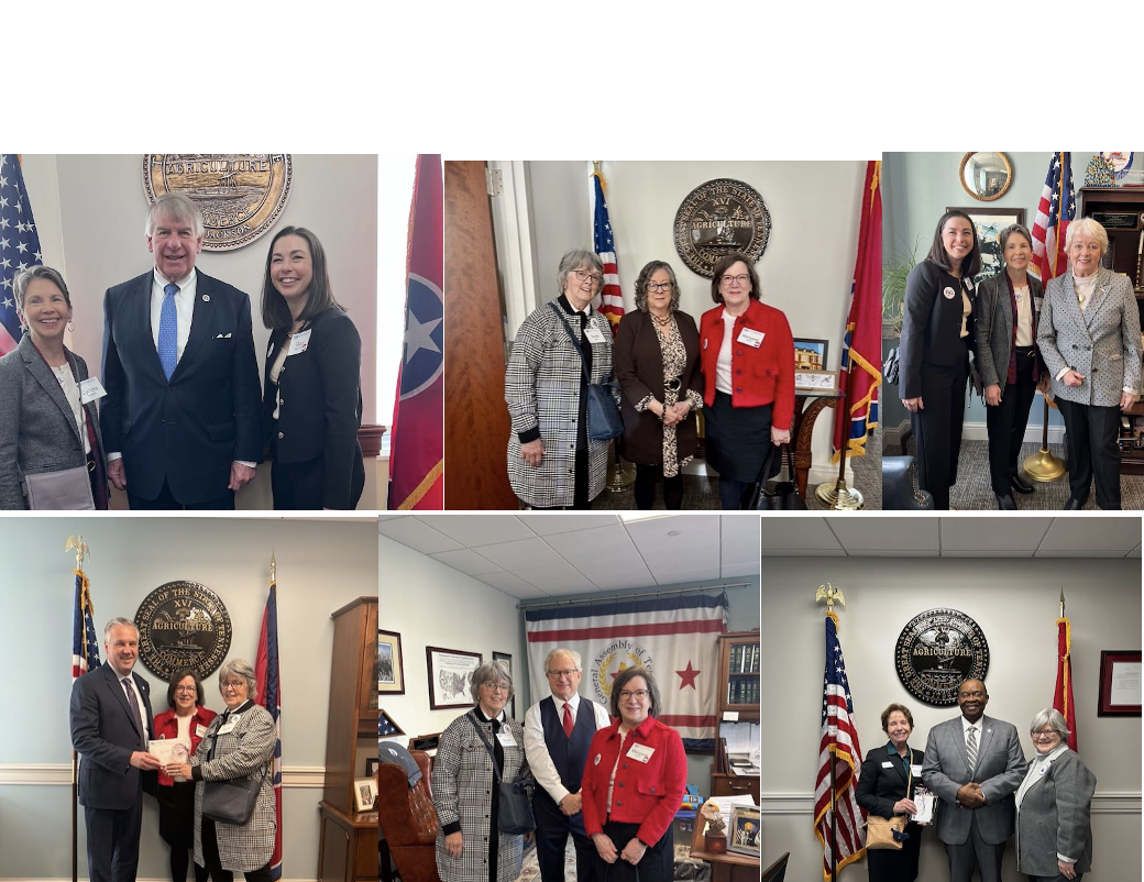 Photos of league members and legisators