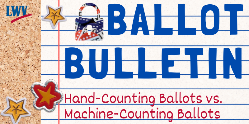 Ballot Bulletin: Hand Count vs. Machine Count