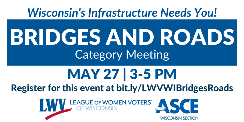Event graphic for an roads and bridges Category meeting on infrastructure