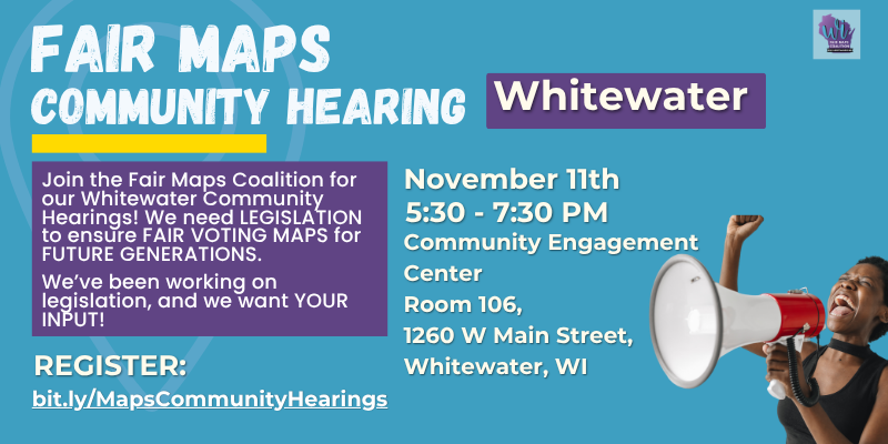 Whitewater fair maps community hearing