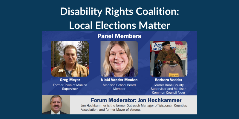 Disability Right Coalition presents Local Elections Matter