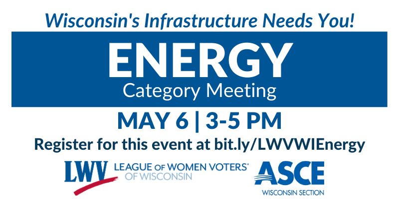 Event graphic for an Energy Category meeting on infrastructure
