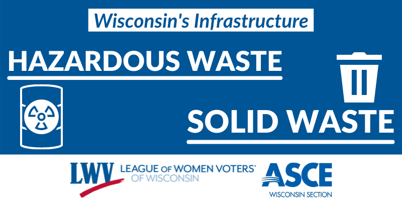 Graphic of hazardous waste and solid waste infrastructure in Wisconsin.