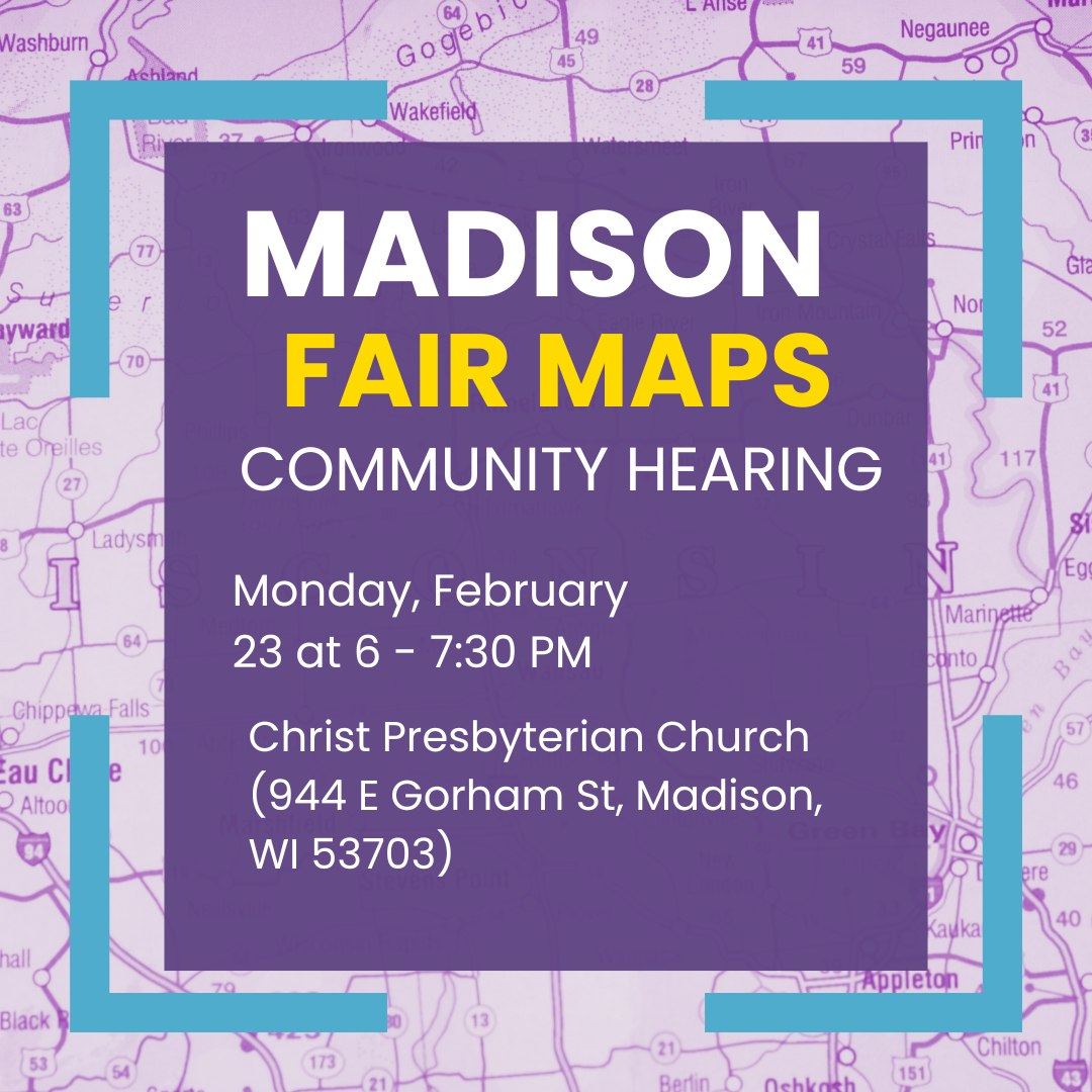 Madison Fair Maps Community Hearing