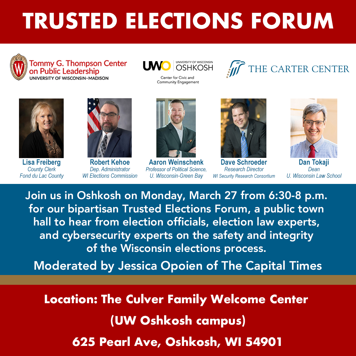 Trusted Elections Forum Oshkosh