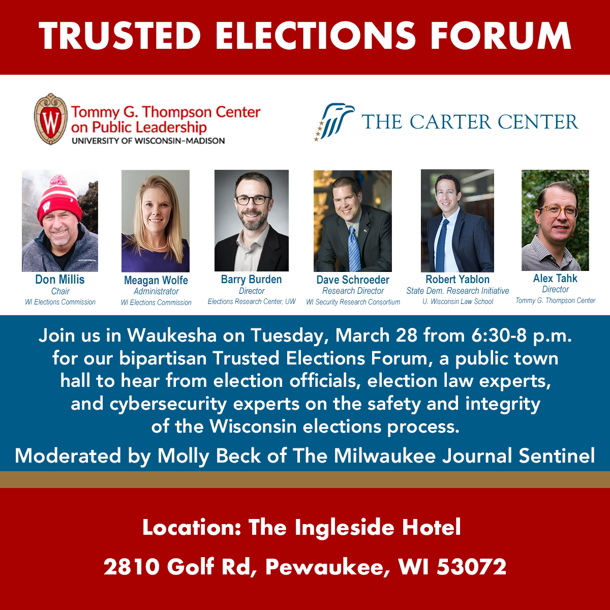 Trusted Elections Forum Pewaukee