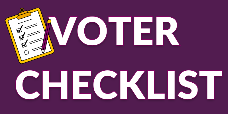 Voter Checklist graphic