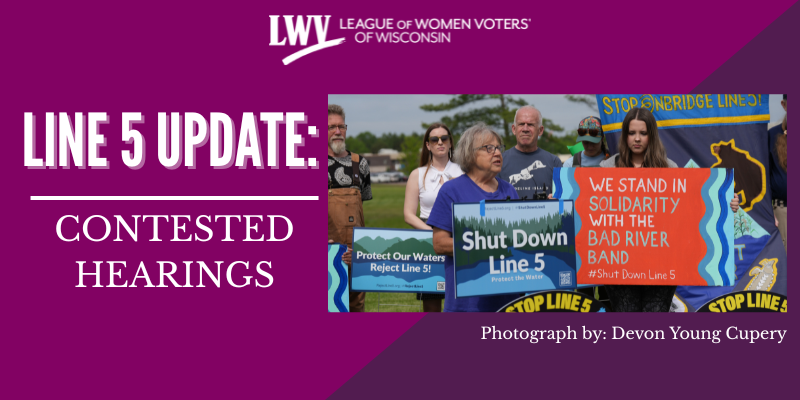 Line 5 contested hearings update