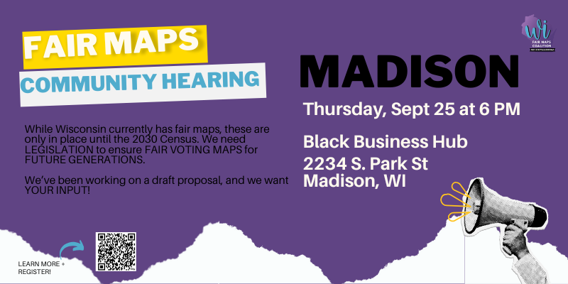 Madison Fair Maps Community Hearing 9/25