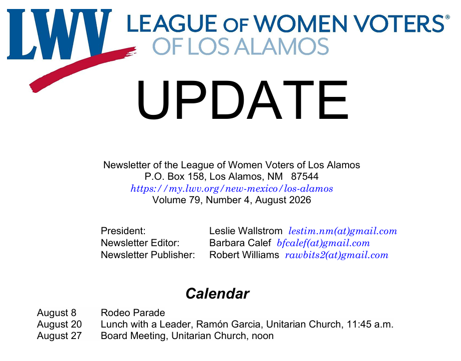 LWV LA August 2026 Update Image