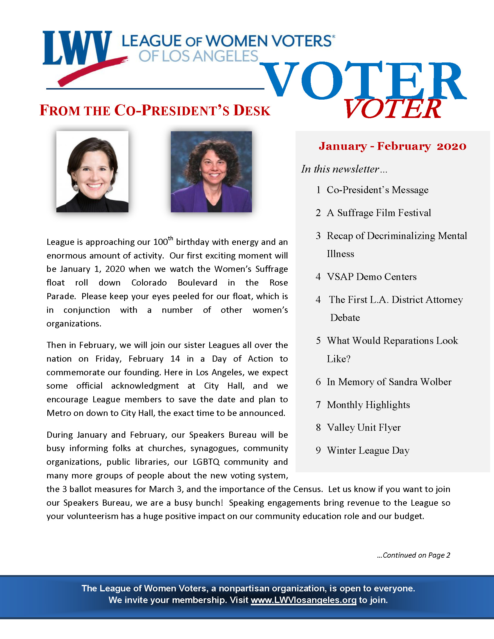 Jan - Feb 2020 Voter 