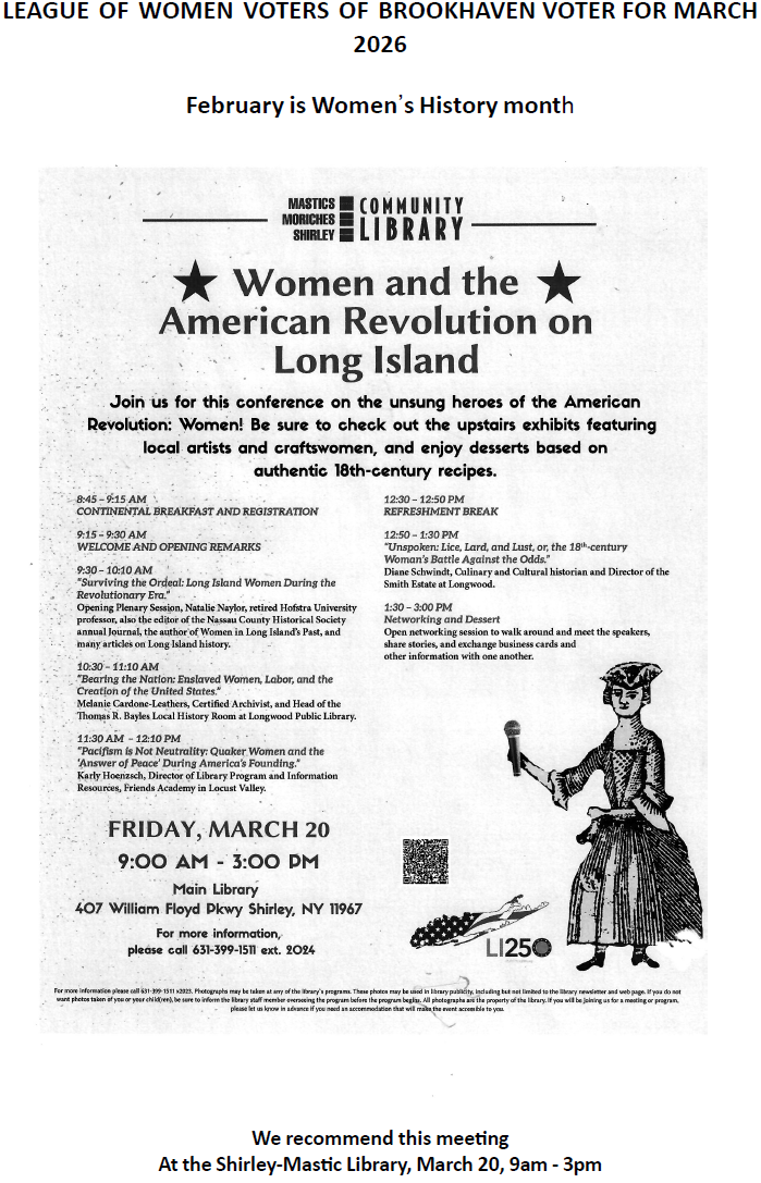 LWV Brookhaven Voter