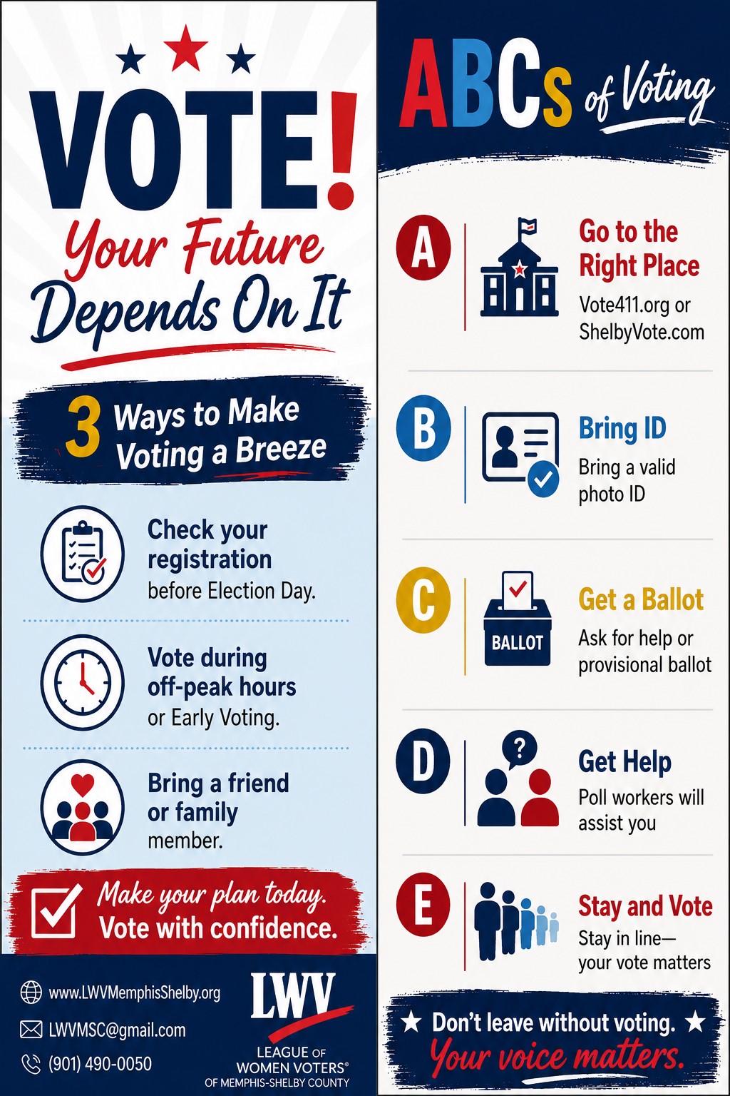 downloadable image of info about basics of voting