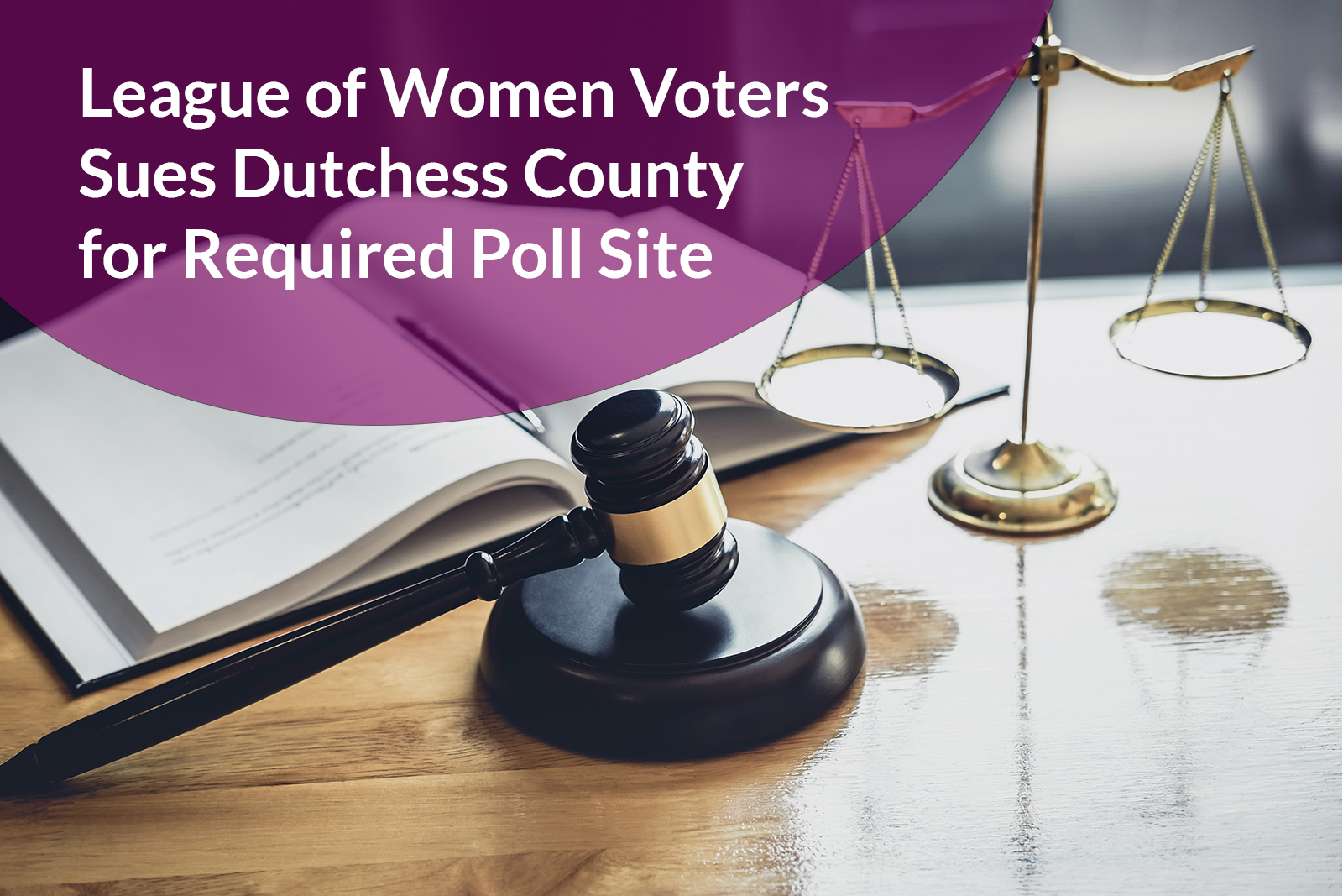 LEAGUE OF WOMEN VOTERS SUES DUTCHESS COUNTY FOR REQUIRED POLL SITE